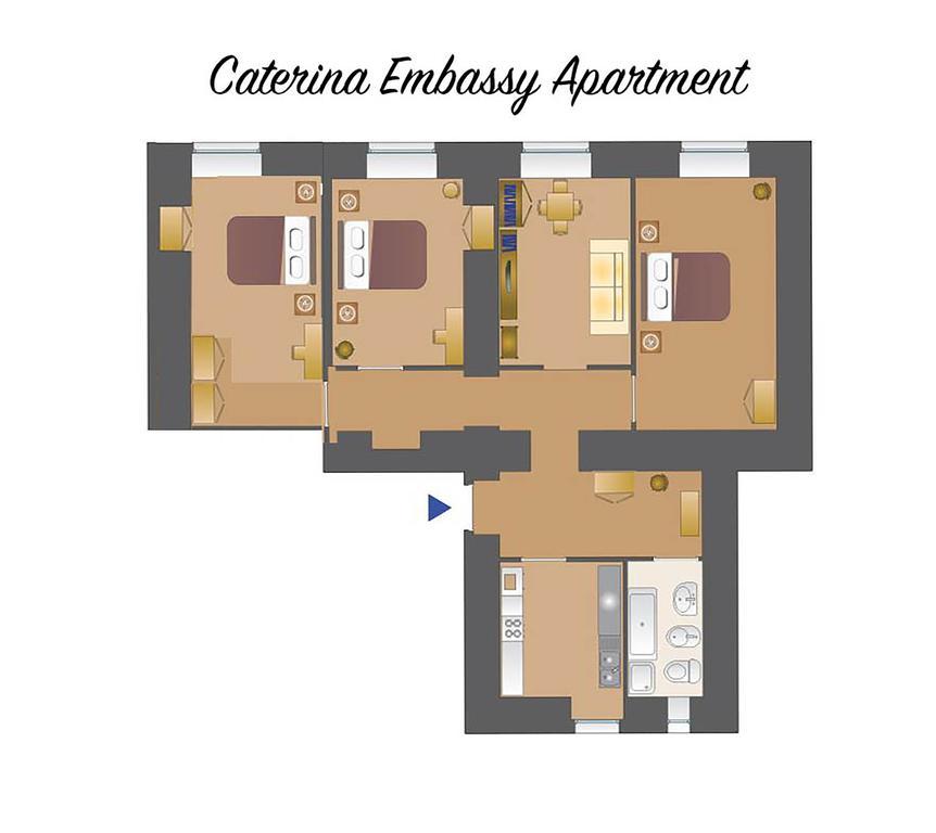Caterina One O One - Embassy Apartment 罗马 外观 照片